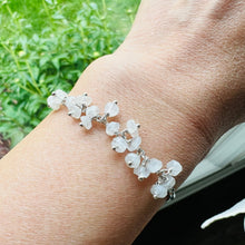 Sterling silver Moonstone adjustable Healing bracelet