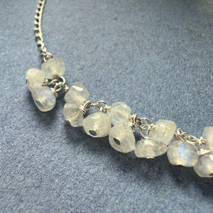 Sterling silver Moonstone Healing Necklace