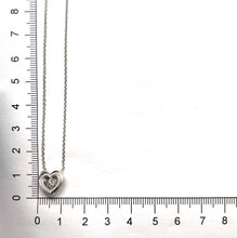 18K Gold Classic Dancing Heart Diamond Necklace