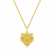 24K Allure Tiger Gallery Pendant with 24K Gold Chain