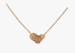 18K Rose Gold Heart Necklace