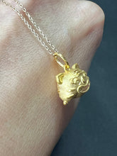 ChowTaiFook Year of Tiger Fortunate Baby Head Cap Charm pendant