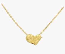 18K Yellow Gold Heart Necklace