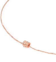 ChowTaifook18K Rose Gold Spinner Necklace